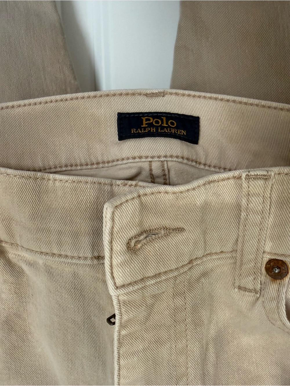 Polo by Ralph lauren Women’s Slim Fit Jeans in Light Taupe